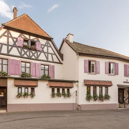 Auberge Du Cheval Blanc Depuis 1785 Westhalten Bagian luar foto